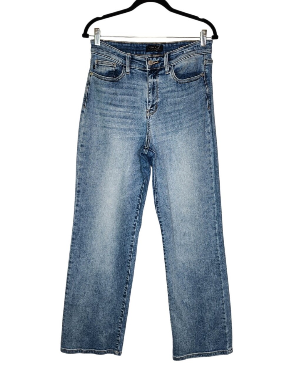 Judy Blue Straight Fit Lightly Distressed Blue Jeans Size 7/28